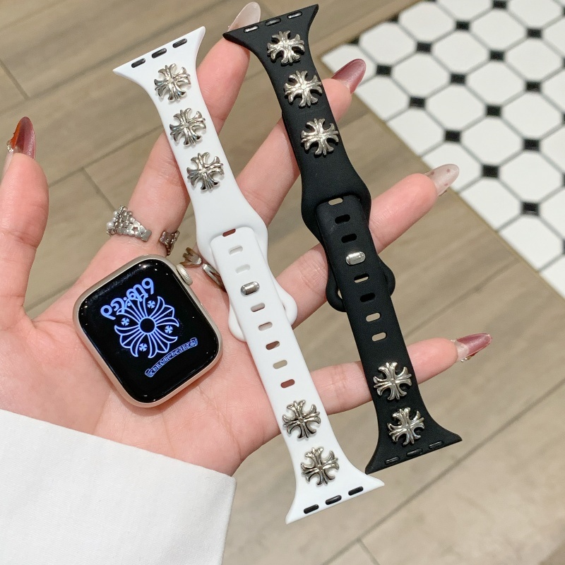 Soft Silicone Band ใช้งานร่วมกับ Iwatch 42 มม.38 มม.40 มม.41 มม.44 มม.46 มม.45 มม.49 มม.แฟชั่นสมาร์ท