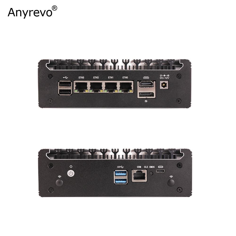 Quad Core Soft Router Intel Pentium Silver N6005 Mini PC 4 Intel i226 2500M LAN DDR4 NVMe pfSense Se