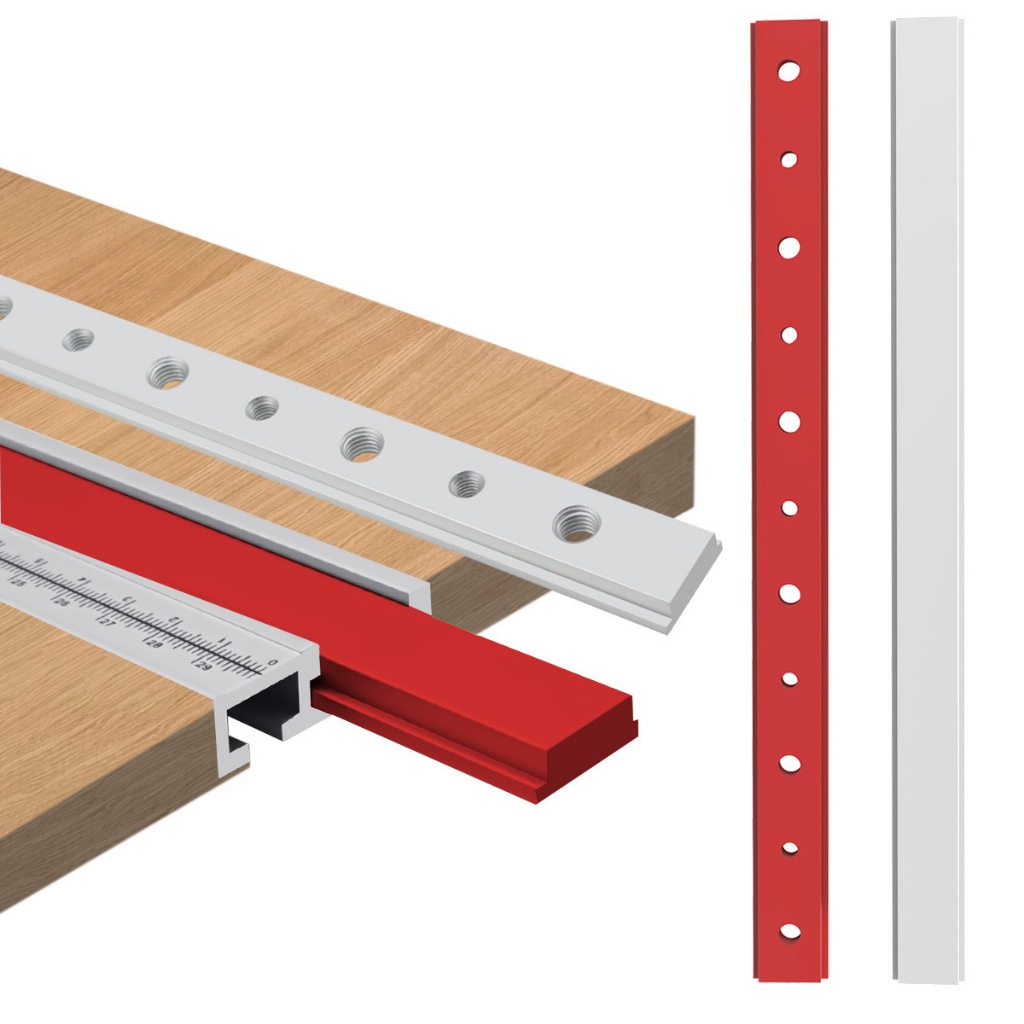 100/200/300 มม.T-เลื่อน T-Track Miter Fixture งานไม้อลูมิเนียม Miter Bar Slider ตารางเลื่อย Gauge Ro