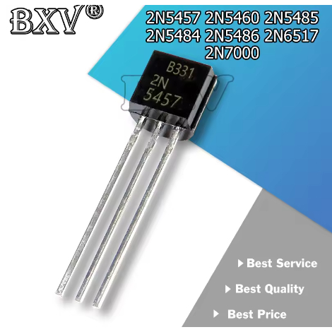 10PCS 2N5457 5457 TO-92 2N5457 2N5460 2N5485 2N7000 2N54 2N5462 2N6517 ทรานซิสเตอร์วัตถุประสงค์ทั่วไ