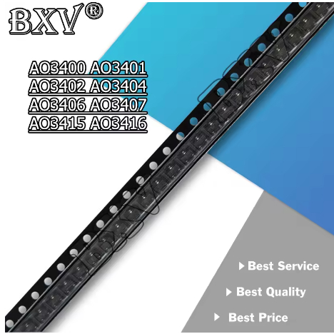 50PCS AO3400 SOT23 AO3400A SOT-23 A09T SOT AO3401 AO3402 AO3404 AO3406 AO3407 AO3415 AO3416 SMD MOSF