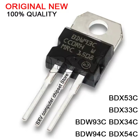 5PCS BD911 BD912 BDW93C BDW94C BDX33C BDX34C BDX53C BDX54C TO-220 N-channel Darlington ทรานซิสเตอร์ใ