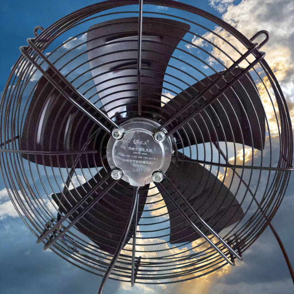 พัดลมโรเตอร์ภายนอกเก็บความเย็น, พัดลมคอยล์เย็นเก็บความเย็น, พัดลมดูด, ชุด YWF-4D/4E, 220V/380V, เส้น