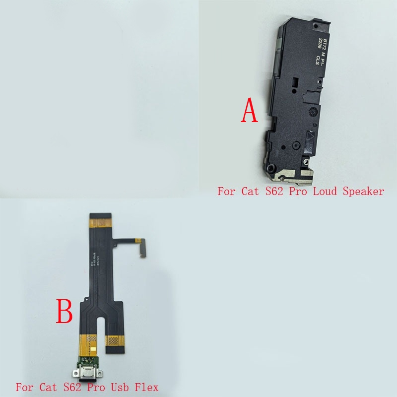 1 ชิ้นแหวน buzzer ดังลําโพง USB Charger Connector สําหรับ Caterpillar Cat S62Pro S62 Pro ลําโพงชาร์จ