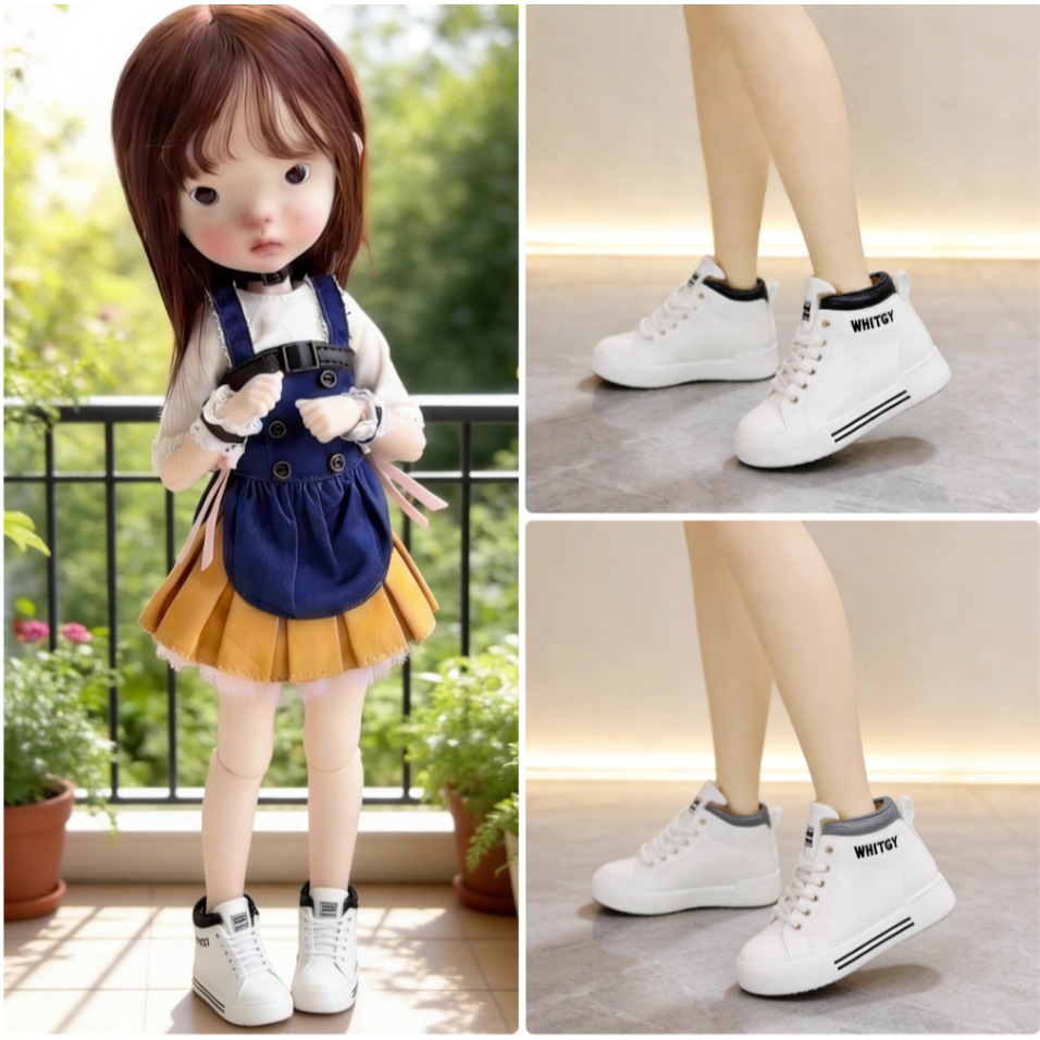 Ob22/24 รองเท้าเด็ก Blythe สีขาว