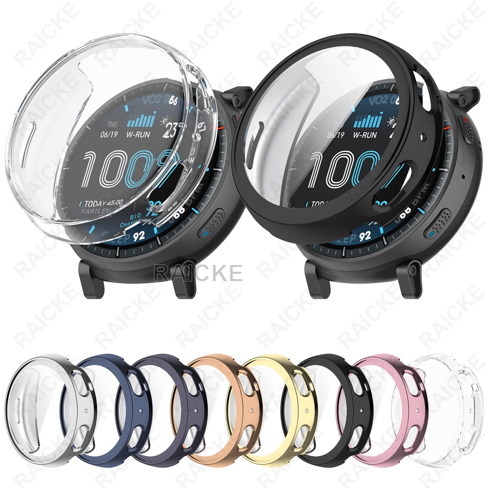 เคส TPU แบบนุ่มตัวป้องกันหน้าจอแบบเต็มสําหรับ Amazfit Active Max