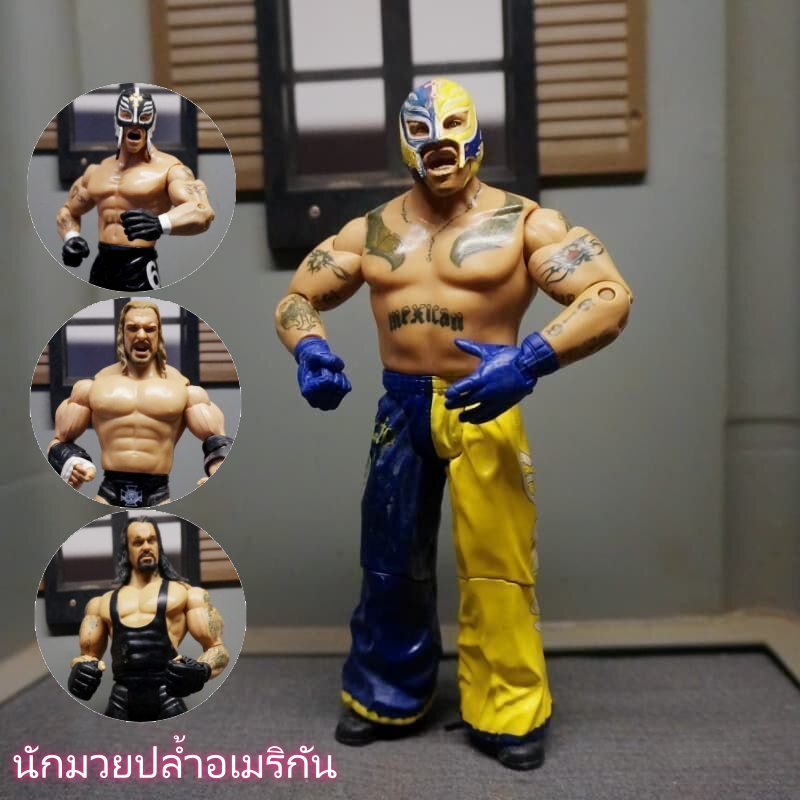 ◇【คลังสินค้าพร้อมของแท้】JAKKS Wrestler Action Figure พร้อมรถปีนเขา WWE Rael HHH รวมของเล่นเด็กคอลเลกชัน+โมเดล ตุ๊กตาที่น่ารัก ตุ๊กตาการ์ตูน ตุ๊กตาสตันเนอร์ WWE ตุ๊กตาแบบจำลองนักมวย ตุ๊กตาที่น่ารัก