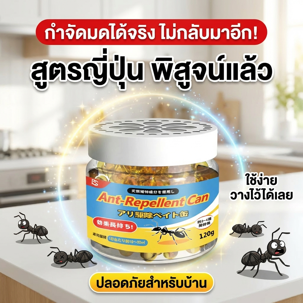 โปรแรง ซื้อ 1 แถม 1 มดหายเกลี้ยง!🐜NANA ไล่มด กำจัดมด ยากำจัดมด ยาฆ่ามดในรถ กระป๋องไล่มด 100% ได้ผล นำเข้าจากญี่ปุ่น ปลอดภัย ใช้ได้ทั้งในบ้าน โปรโมชั่นสุดคุ้ม