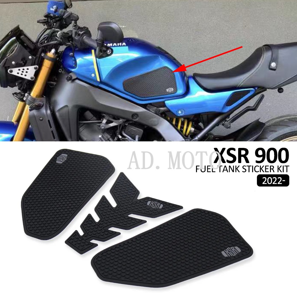 อุปกรณ์เสริมรถจักรยานยนต์ถัง Pad สติกเกอร์สําหรับ YAMAHA XSR900 xsr900 Anti Slip Protector XSR 900 x