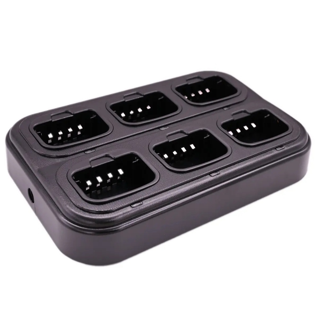 6 หน่วยเครื่องชาร์จอย่างรวดเร็วสําหรับ HYT Hytera TC610 TC620 POWER446 610P TAKT301 BL2001 BL1204 TC