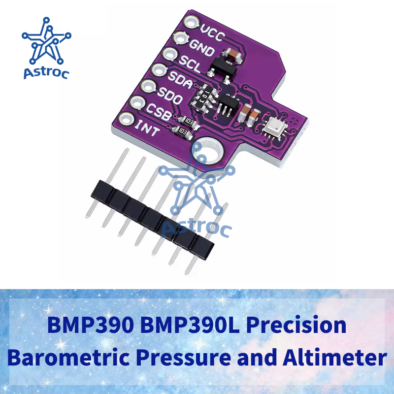 1pcs BMP390 BMP390L Precision Barometric ความดันและปริมณฑลเซนเซอร์อุณหภูมิความดันโมดูลสําหรับ Arduin