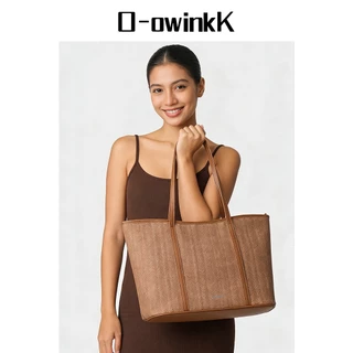 O-owinkK Stranda Bag กระเป๋าสะพายผ้าใบผู้หญิง ความจุใหญ่ ทนทาน สีสดสวย ไม่เปื้อนง่าย