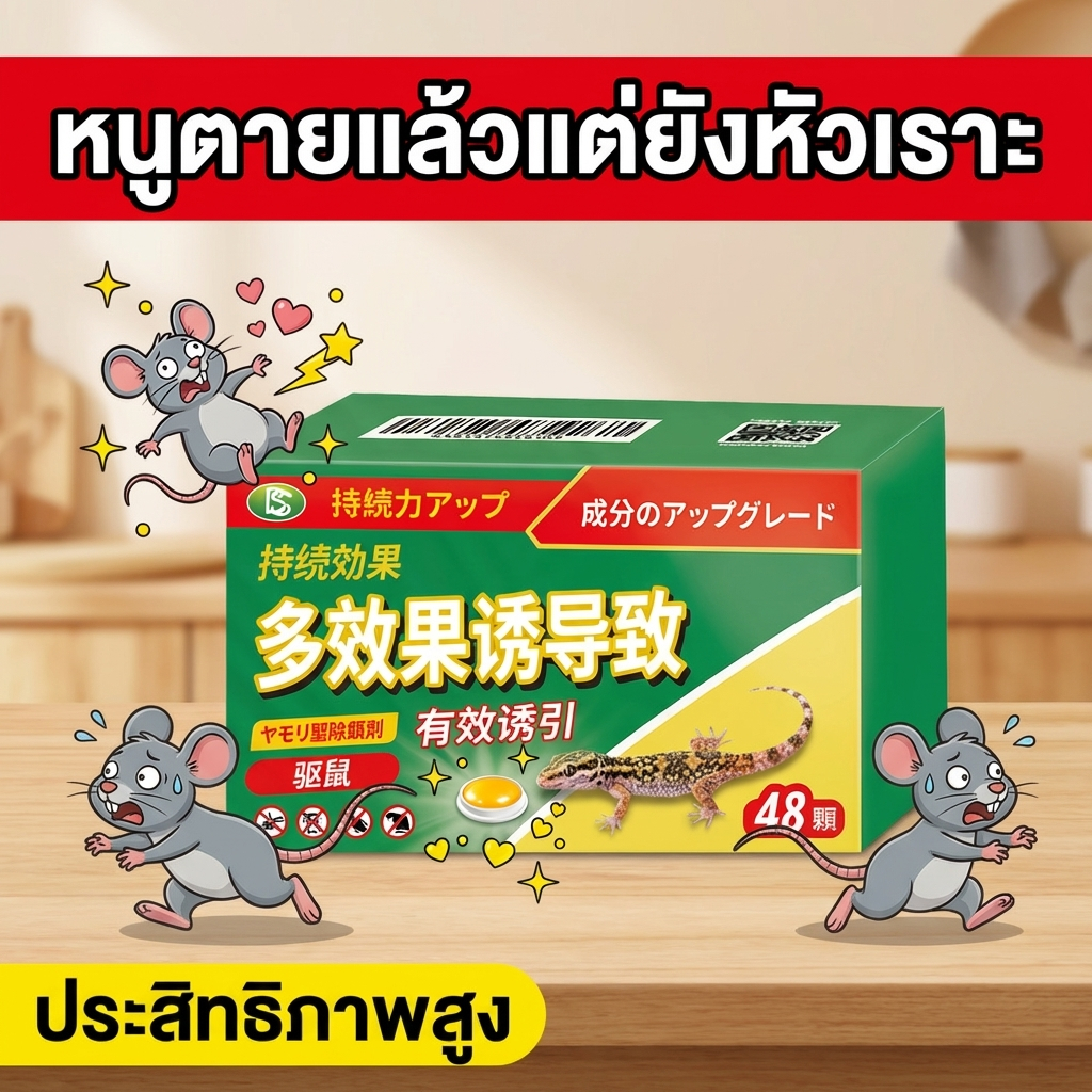 🔥 เพิ่มปริมาณแต่ราคาเท่าเดิม 🔥 ยาฆ่าหนู ยาเบื่อหนู กำจัดหนู เหยื่อกำจัดหนู ฆ่าทั้งรังอย่างแรง เหยื่อหนู ยาหนู