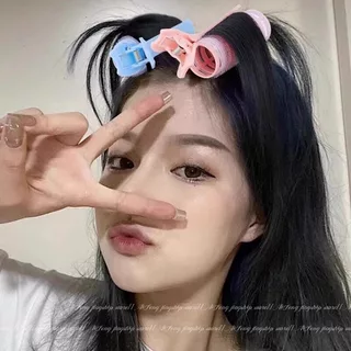 สไตล์เกาหลีรูปแบบใหม่ลูกกลิ้งดัดผมนักเรียนปุยคลิปขี้เกียจดัดผมรากคลิปอากาศเรียบคลิปดัดผม