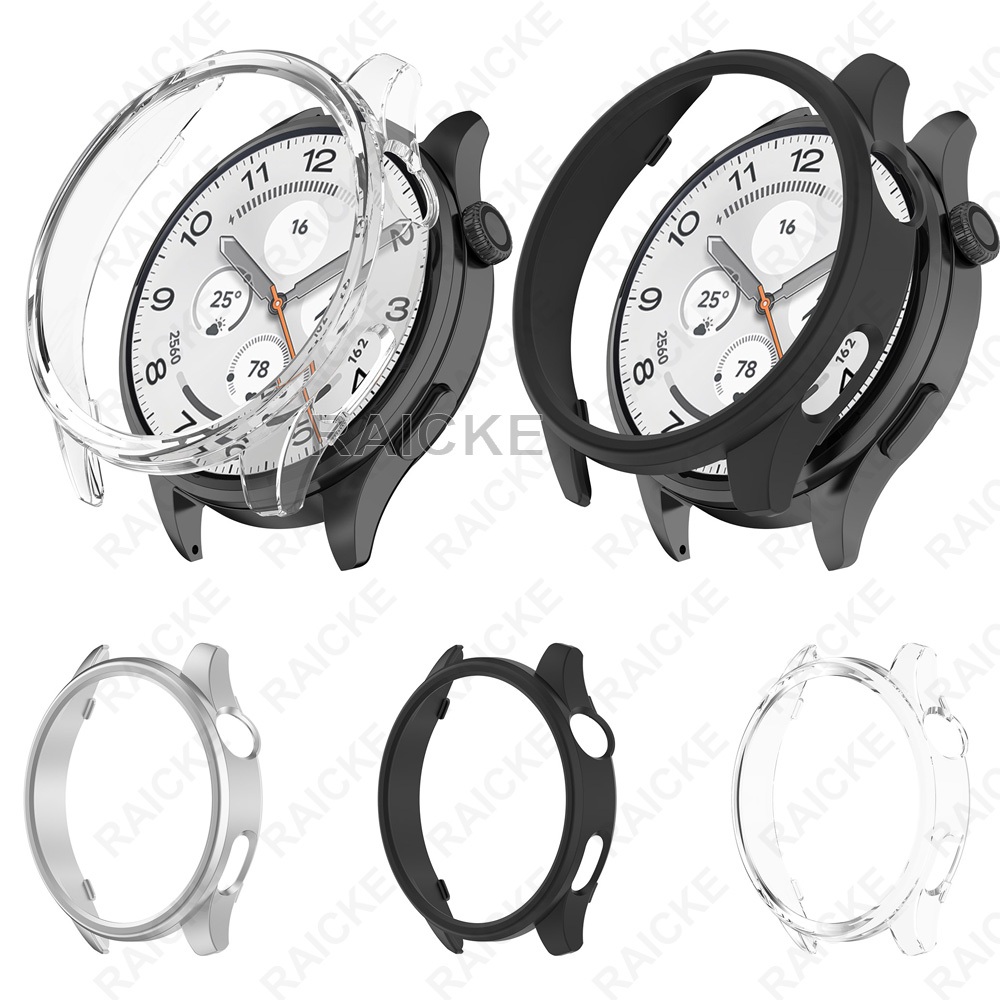 Half Case Screen Protector Hard Plastic PC Fame สําหรับ Xiaomi Watch 5