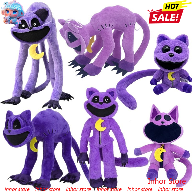 50CM Smiling Critters ตุ๊กตา Poppy Playtime 3 Catnap ตุ๊กตายัดนุ่น รูปการ์ตูนนักร้องยิ้ม 3 ตัว เหมาะกับของขวัญ ของเล่นสําหรับเด็กผู้ชาย และเด็กผู้หญิง