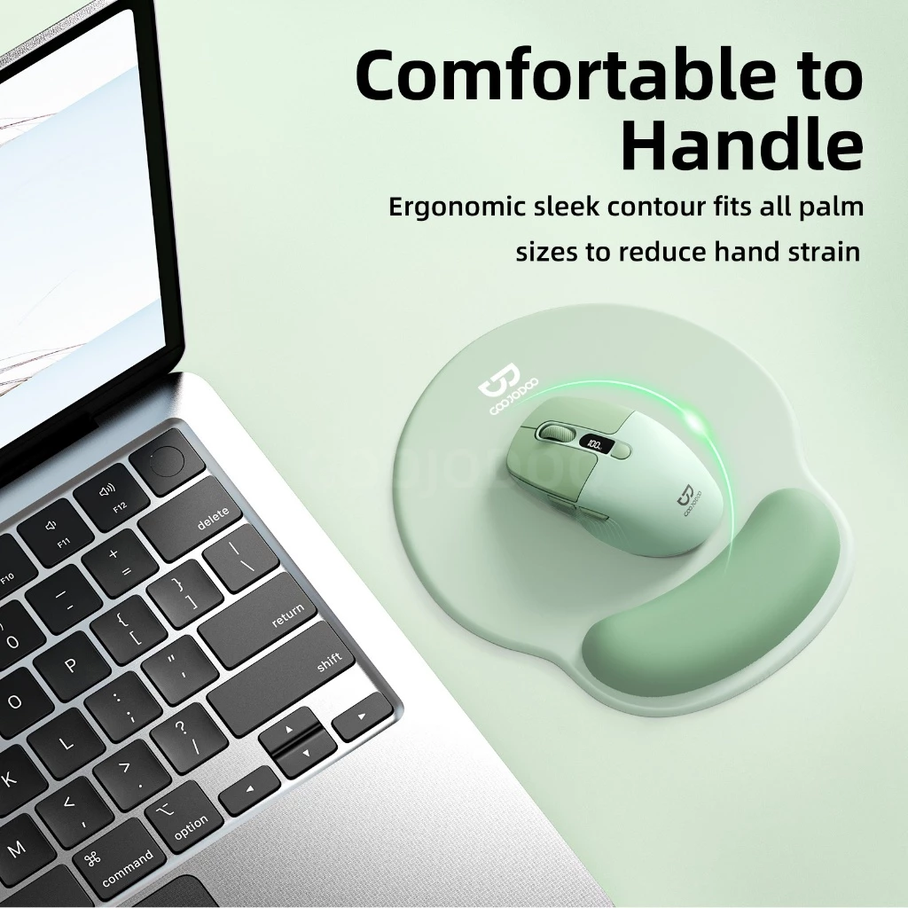 GOOJODOQ เมาส์ Triple Connectivity 2.4GHz Ergonomic thumbnail 8