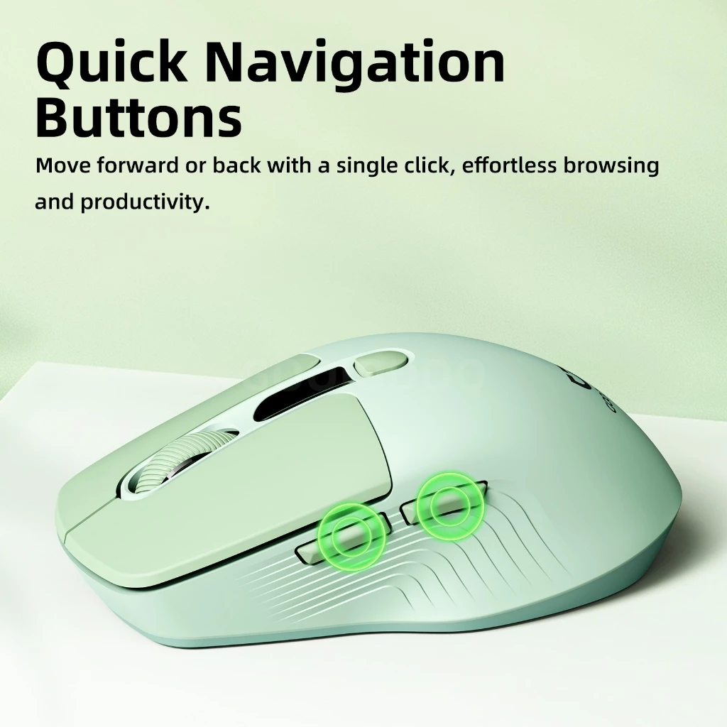 GOOJODOQ เมาส์ Triple Connectivity 2.4GHz Ergonomic thumbnail 7