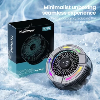 2026 อัพเกรดใหม่BlueWow 27W X200/X300 Pro Max/ 15W X109 Pro X120 AI หม้อน้ําโทรศัพท์สําหรับโทรศัพท์มือถือพัดลมPhyptเซมิคอนดักเตอร์โทรศัพท์มือถือCooler Gaming Coolerโทรศัพท์มือถือ