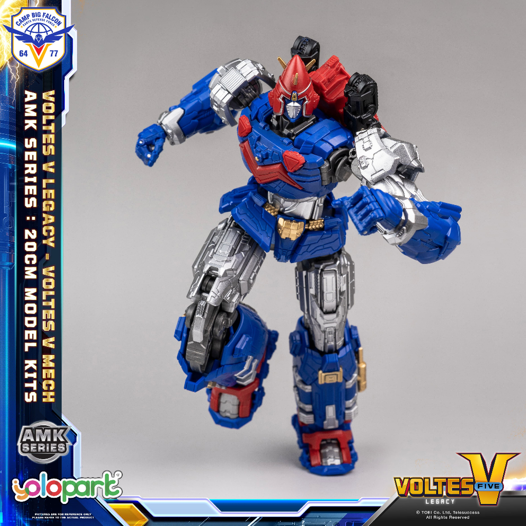 YOLOPARK AMK Series Voltes V Legacy Mech 20ซม. ชุดโมเดล