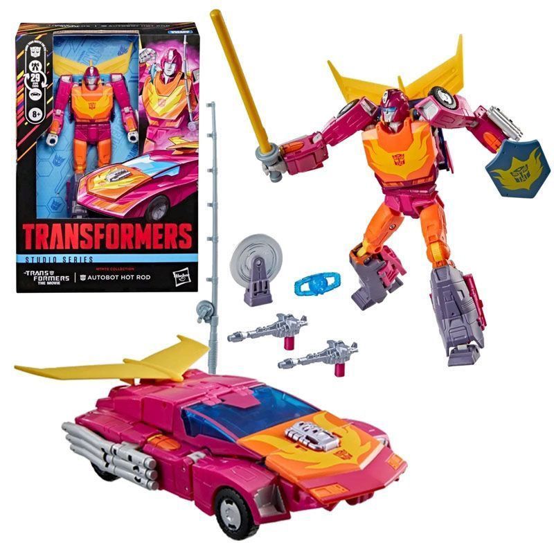 Hasbro Transformers Studio Series 86 Hot Rod 40th Anniversary Edition Action Figure
