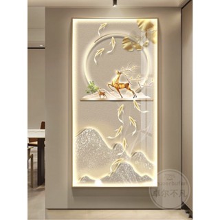 ทางเข้าห้องโถงภาพวาดตกแต่งทางเดินแขวนภาพวาดภูมิทัศน์ภาพวาดสี…