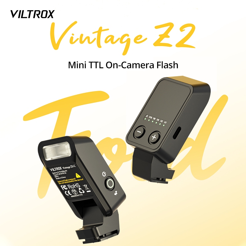 Viltrox Vintage Z2 C/N/S/F Mini Flash Light TTL On-กล้องควบคุมกล้องชาร์จ Speedlite สําหรับกล้อง DSLR