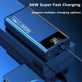 🚀【 รับประกัน 5 ปี】🎁ต้นฉบับต้นฉบับ 200,000mAh powerbank ชาร์จเร็วพร้อมอินเทอร์เฟซอินพุต USB3 4 พอร์ตเครื่องชาร์จแบบพกพา พาวเวอร์แบงค์ สายชาร์จ type c