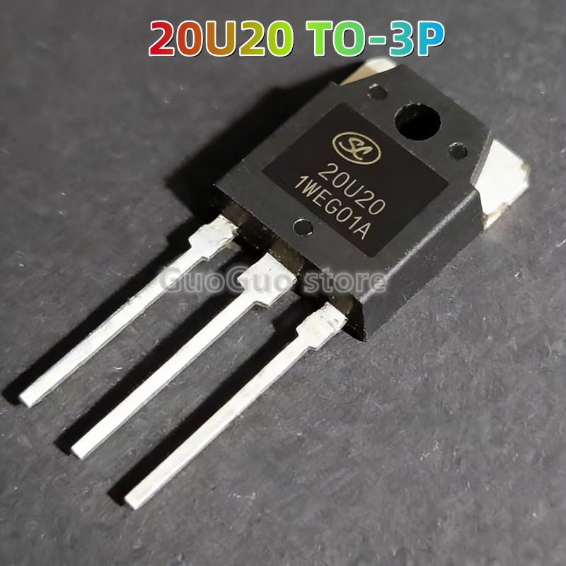2 ชิ้น 20U20 TO-3P SFR20U20PN TO3P 20A/200V Fast Recovery Diode ใหม่เดิม