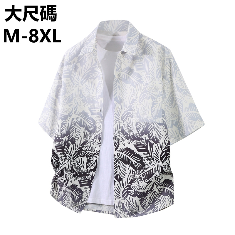 เสื้อเชิ้ตชายแขนสั้น ลายดอกไม้ฮาวาย ระบายอากาศดี เหมาะสำหรับวันหยุดและชายหาด