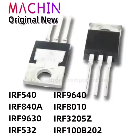 5PCS IRF540 IRF840A IRF9630 IRF532 IRF9640 IRF8010 IRF3205Z IRF100B202 TO-220 MOS FET