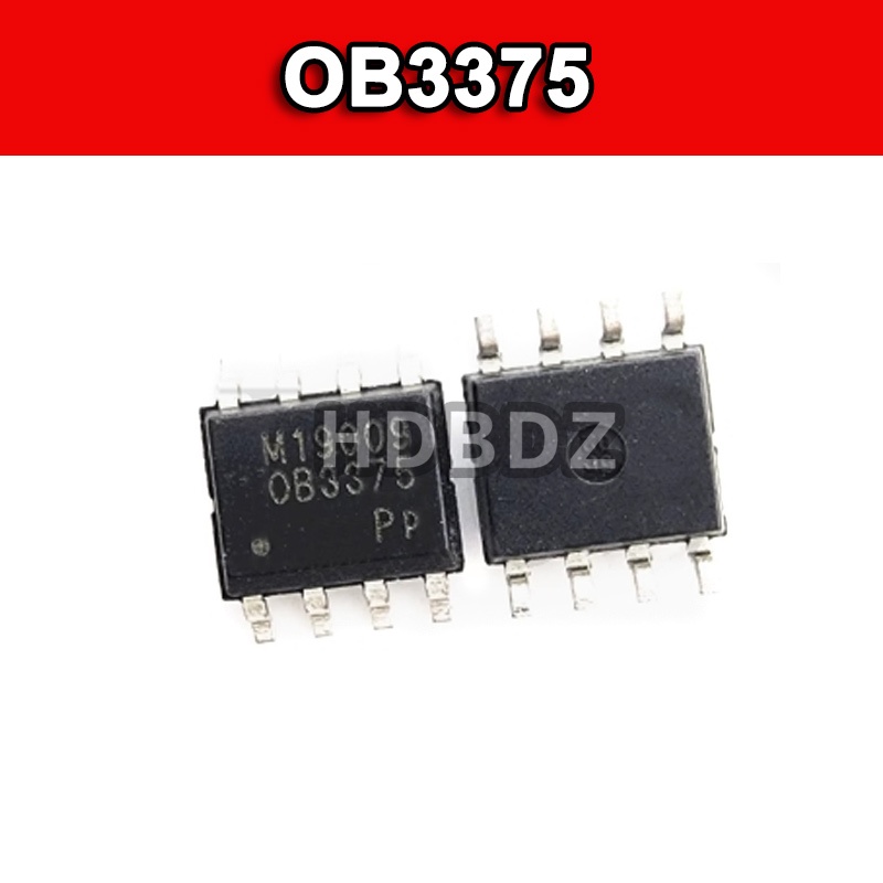 2 ~ 5 ชิ้น OB3375 SOP-8 OB3375CPA ชิปการจัดการพลังงาน IC SMD