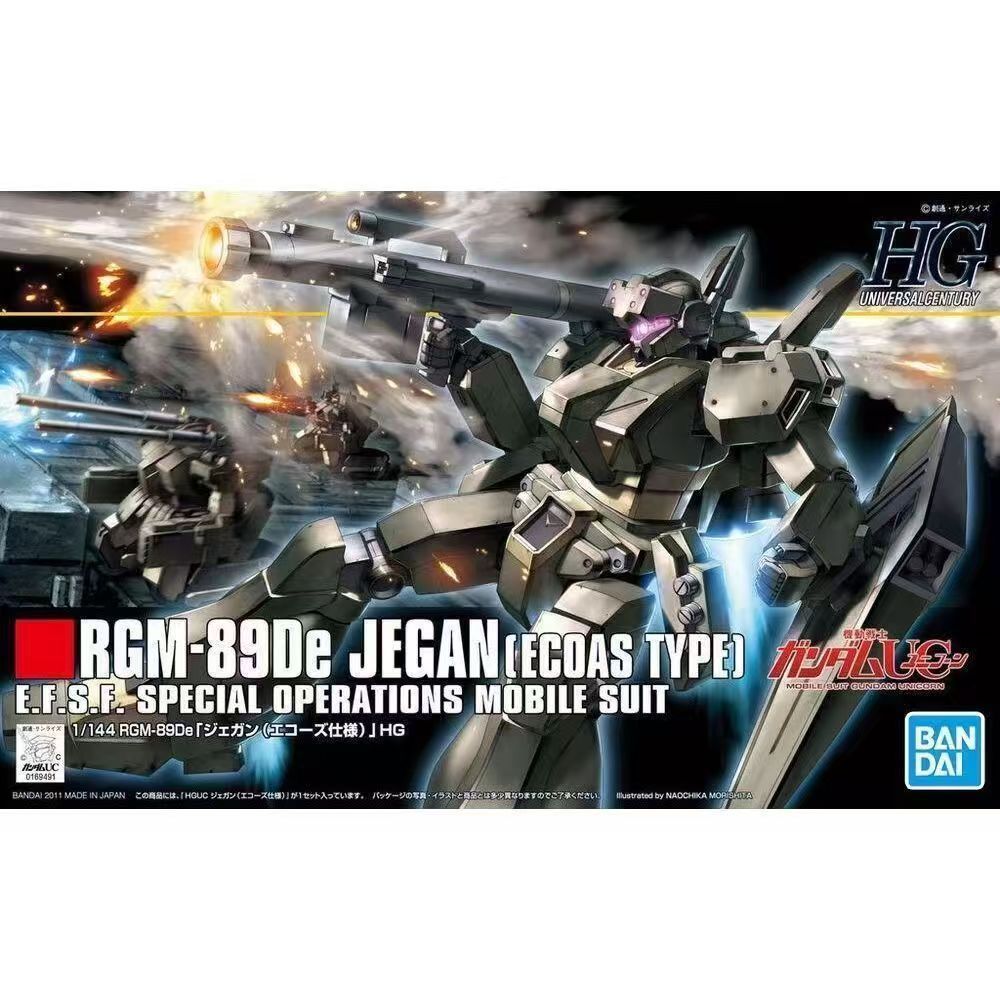 Bandai HGUC 123 1/144 Jegan ECOAS Jegan Spy Team โมเดลกันดั้ม