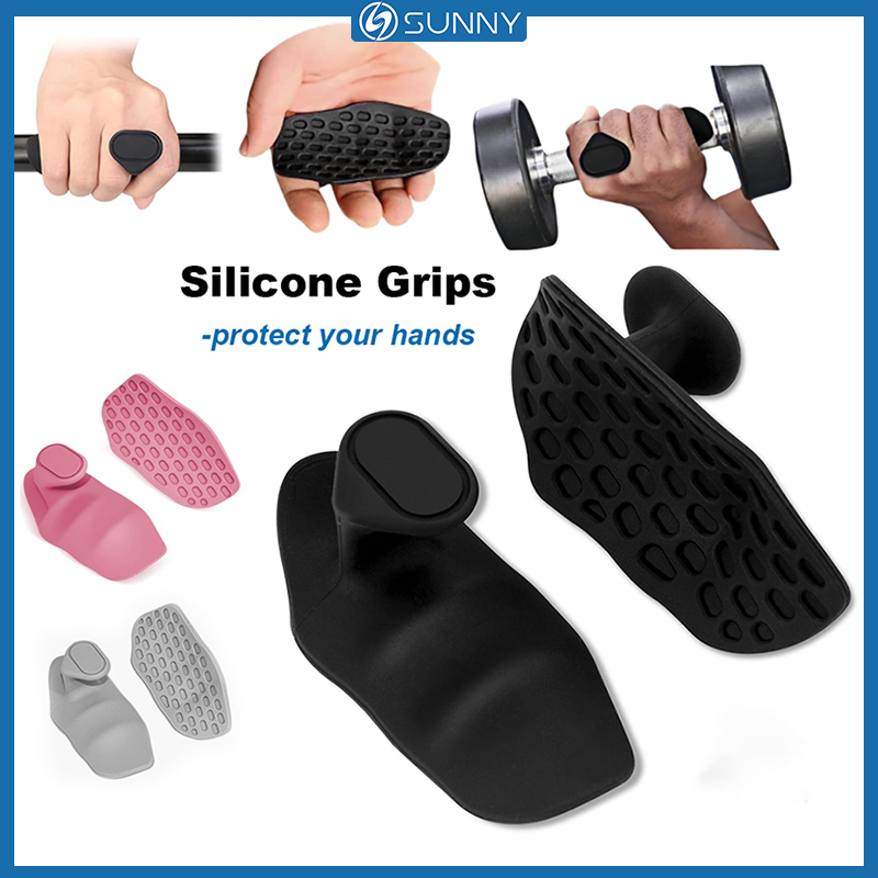ถุงมือยกน้ำหนัก SunnyFit แบบไม่มีนิ้ว ผลิตจากซิลิกอน ออกแบบมาเพื่อการฝึกฝนด้วย dumbbell, barbell และ deadlifts ในฟิตเนสและยิม