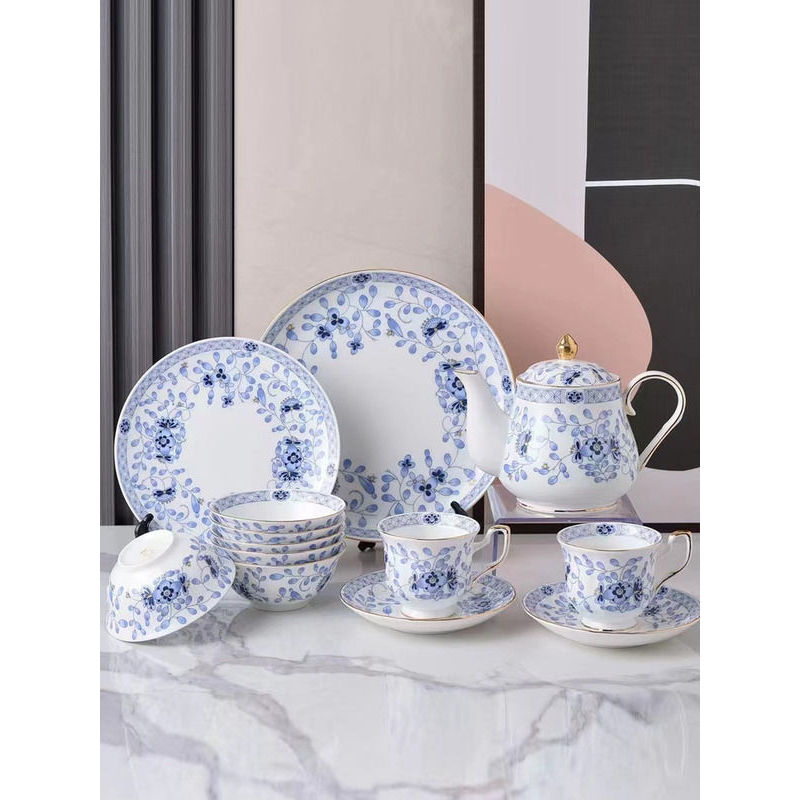 พร้อมจากญี่ปุ่น Narumi Narumi Milano Milano Bone China ชุดชามและจานสําหรับใช้ในบ้านสไตล์จีนให้กล่องข