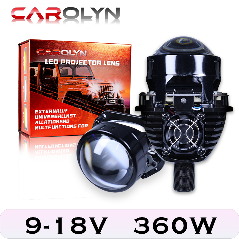 CAROLYN โปรเจคเตอร์ไฟหน้ารถ LED Bl ขนาด 2.5 นิ้ว พร้อมระยะและความสูงในตัว ราคา ถูกที่สุด ดีลบีเคเค