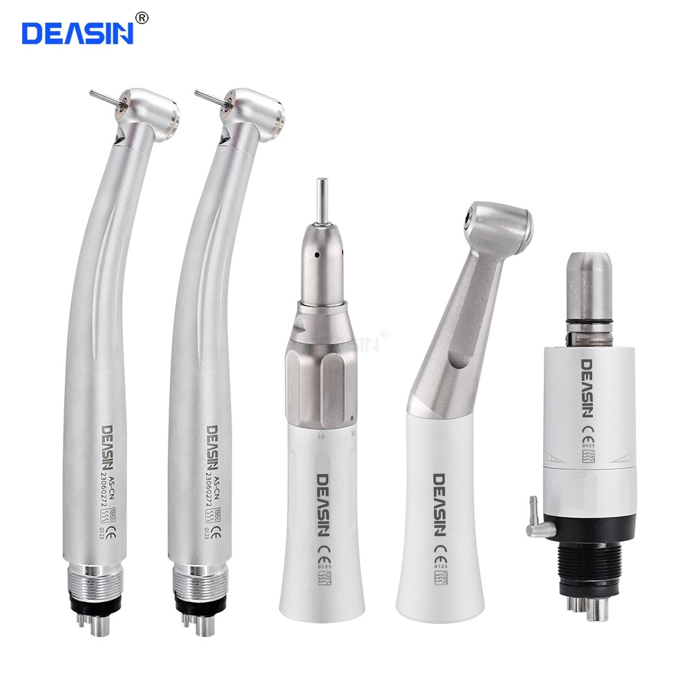 Dental 2 MAX LED ชุด Handpiece ความเร็วสูงและ FX ความเร็วต่ํา 2/4 รู Handpiece
