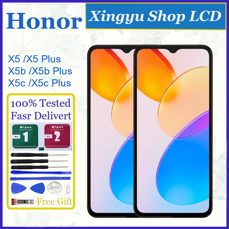 Original สําหรับ Honor X5 X5 Plus X5b X5b Plus X5c X5c Plus จอแสดงผล LCD หน้าจอสัมผัสพร้อม FrameRepl