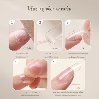 XEIJAYI 40ml-กาวชิ้นเล็บปลอมความจุขนาดใหญ่,ยึดเกาะที่แข็งแกร่ง,ไม่ง่ายที่จะหลุด,เหมาะสําหรับร้านทําเล็บ