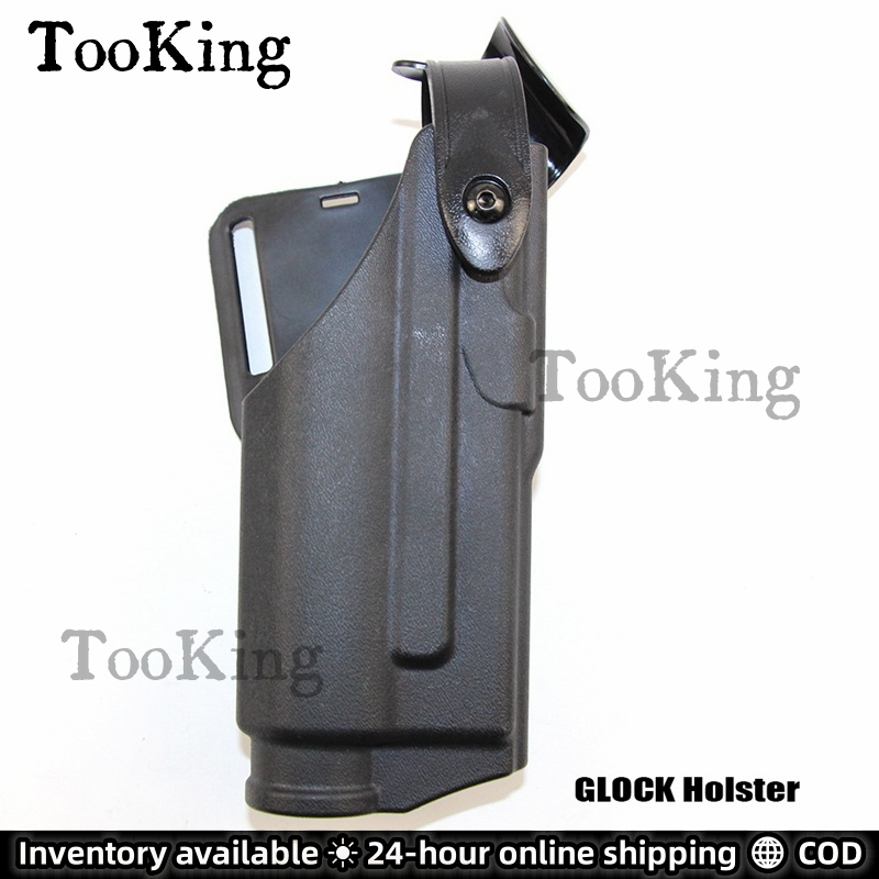 ซองเอว Safariland Holster ใช้ได้กับ GLOCK 17, 19 และ P226 มีที่สำหรับติดไฟฉาย เหมาะสำหรับการใช้งานกล