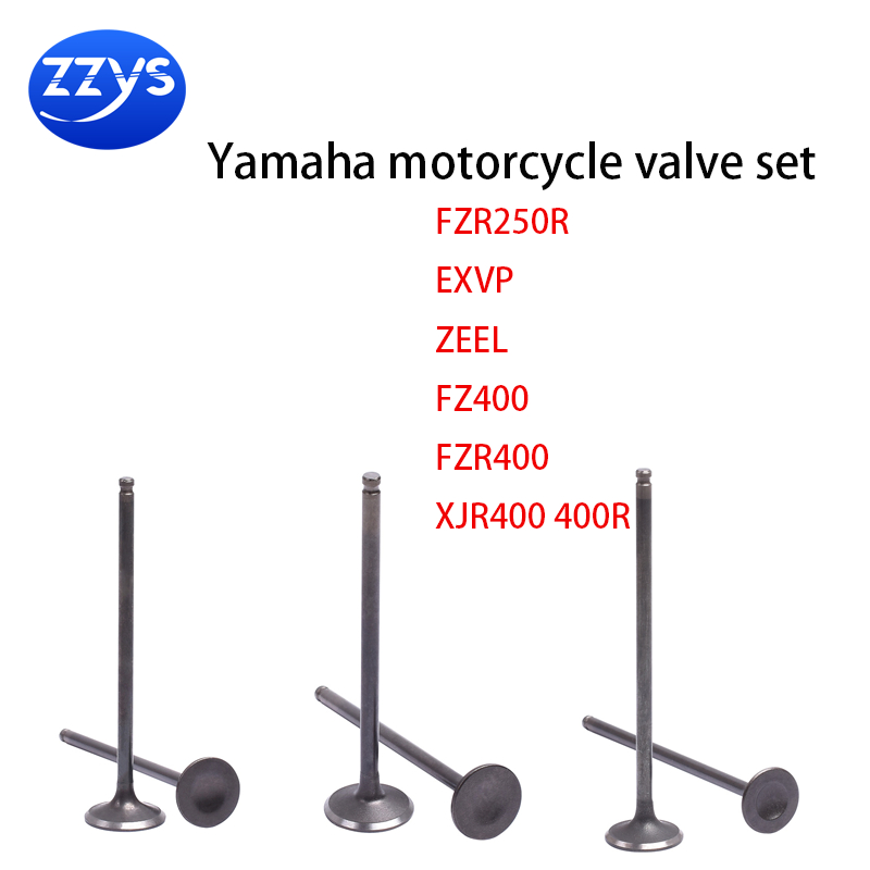 8 ชิ้นวาล์วไอดีไอเสียวาล์วชุดสําหรับ Yamaha FZR 250R EXVP ZEL FZ400 FZR400 XJR400 400R
