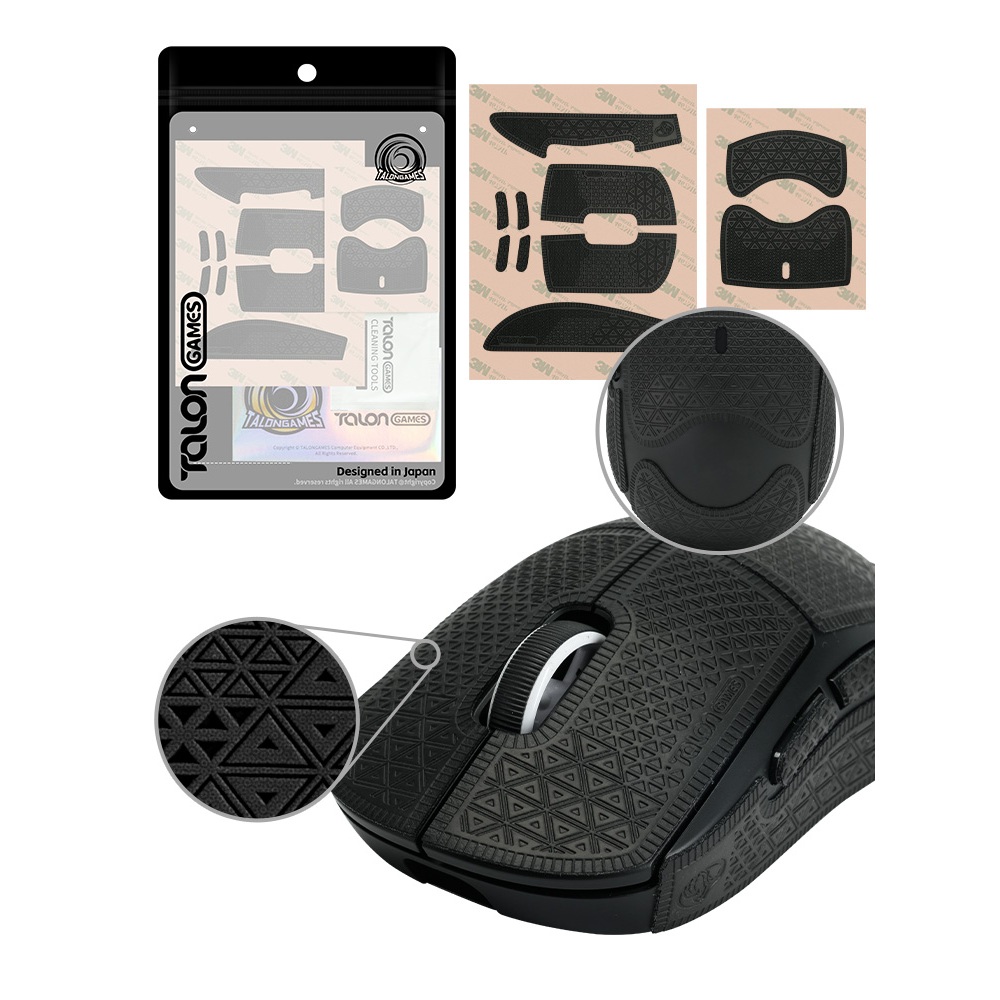 TALONGAMES Mouse Grip Tape Ultra Version สําหรับ Logitech G PRO X SUPERLIGHT 2C,พื้นผิวชุดเทป