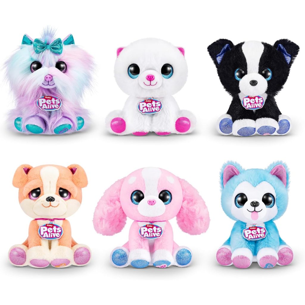 Pet Pet Pets Alive Pet Shop Surprise S3 Puppy Rescue (Yorkshire) ZURU Surprise Puppy Plush Toy, Supe