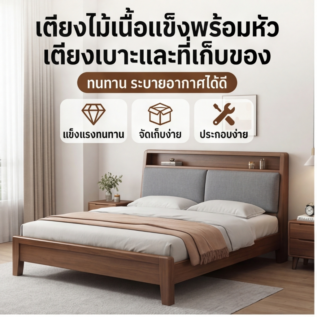 เตียงเตียงโซฟาไม้เนื้อแข็งเตียงแข็งไม้คุณภาพสูงออนไลน์ราคาต่ําสุดจัดส่งทันที