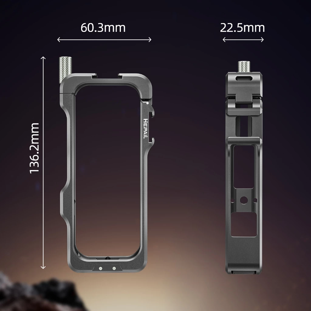 Insta360 X4 Air Cage อลูมิเนียมอัลลอยด์กรงกล้องแอคชั่นขยายกรอบป้องกัน + ฝาครอบเลนส์ซิลิโคน thumbnail 10