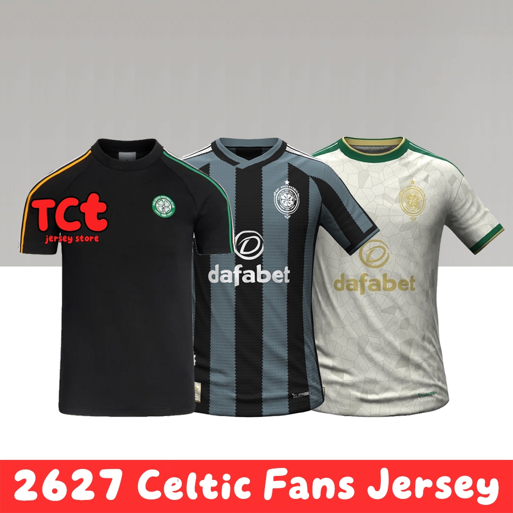 Tct 26/27 Celtic home away Third Top Quality Fans Version Football Jersey Soccer S-4XL Men Sports shirt