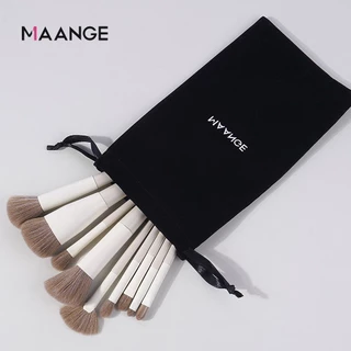 MAANGE ความต้องการ 1ชิ้นกํามะหยี่แปรงแต่งหน้าถุงเก็บแบบพกพาผู้หญิงกระเป๋าเครื่องสําอาง 51872