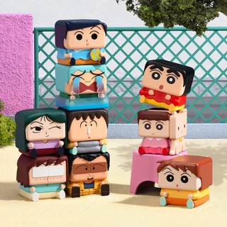 POP MART Crayon Shinchan POP CUBE-1 Series Figures Blind Box Action Toys Collectable Figure Birthday Gift Kid Toy