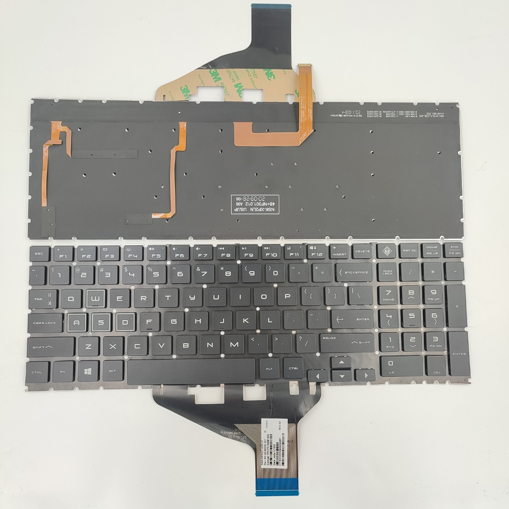 แป้นพิมพ์แล็ปท็อป US Layout สําหรับ HP 15-DH 15-DC 17-CB TPN-C144 Q211 C143
