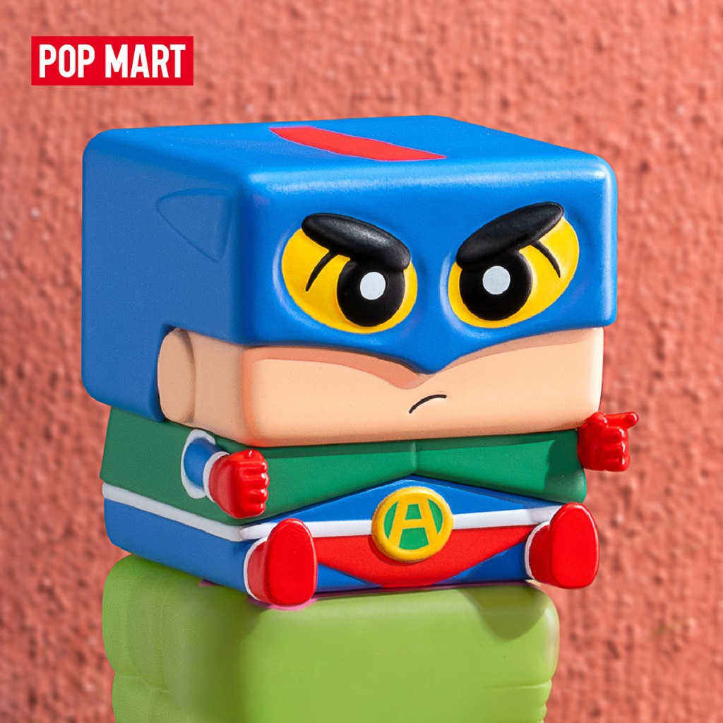 POP MART Crayon Shinchan POP CUBE-3 Series Figures Blind Box Action Toys Collectable Figure Birthday Gift Kid Toy
